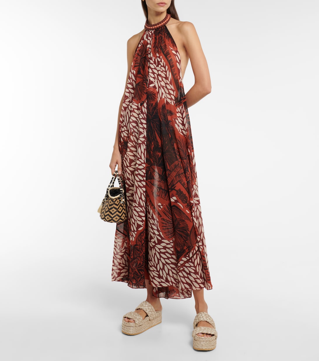 Bedrucktes Maxikleid | Johanna Ortiz