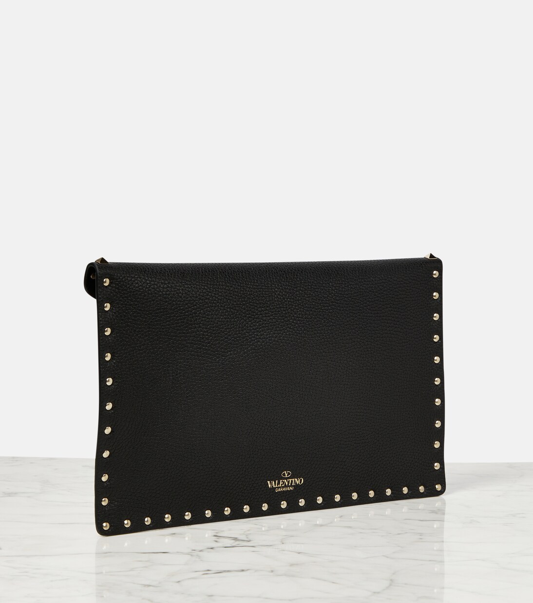 Rockstud leather clutch | Valentino Garavani