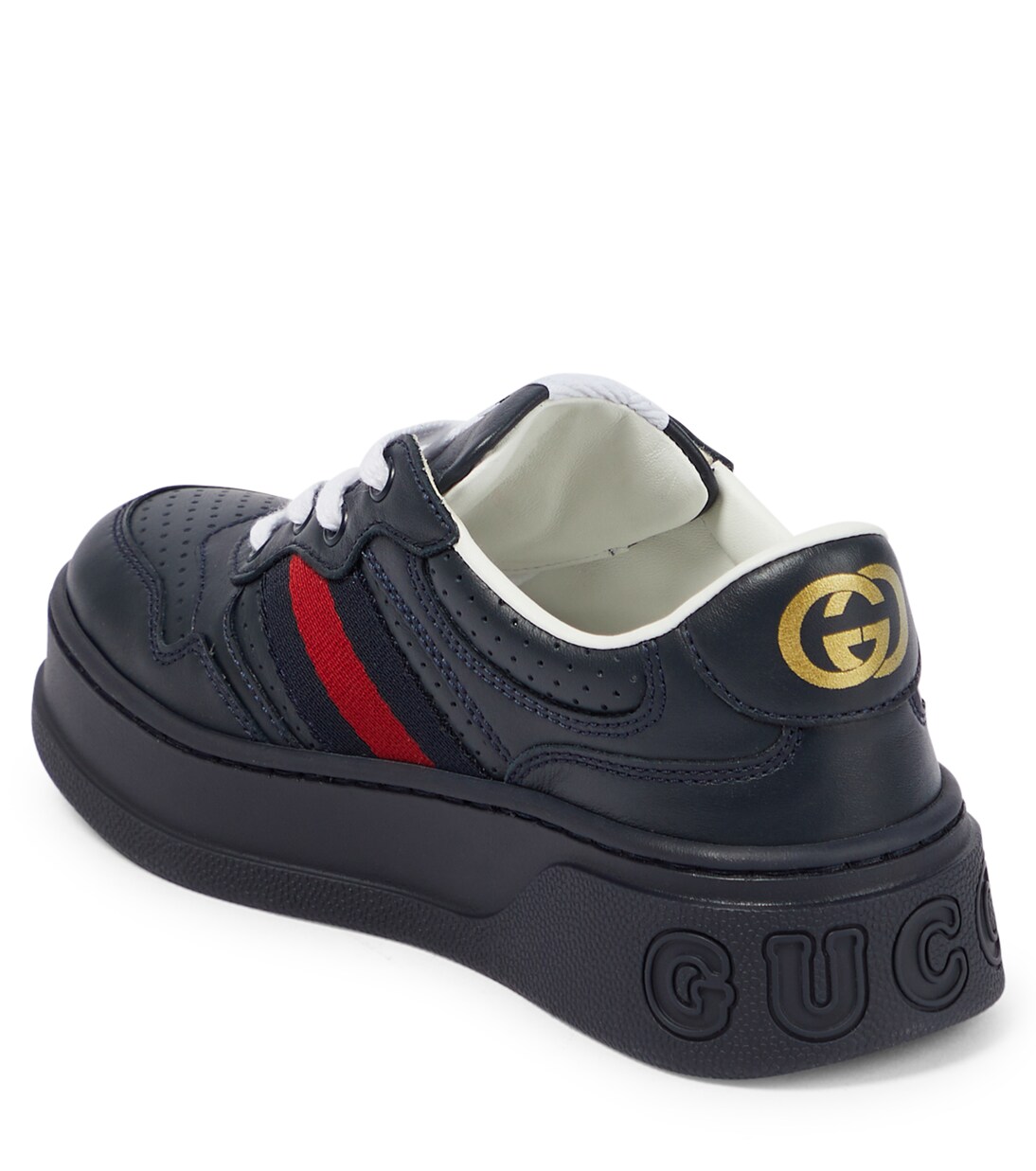 Chunky B leather sneakers | Gucci Kids