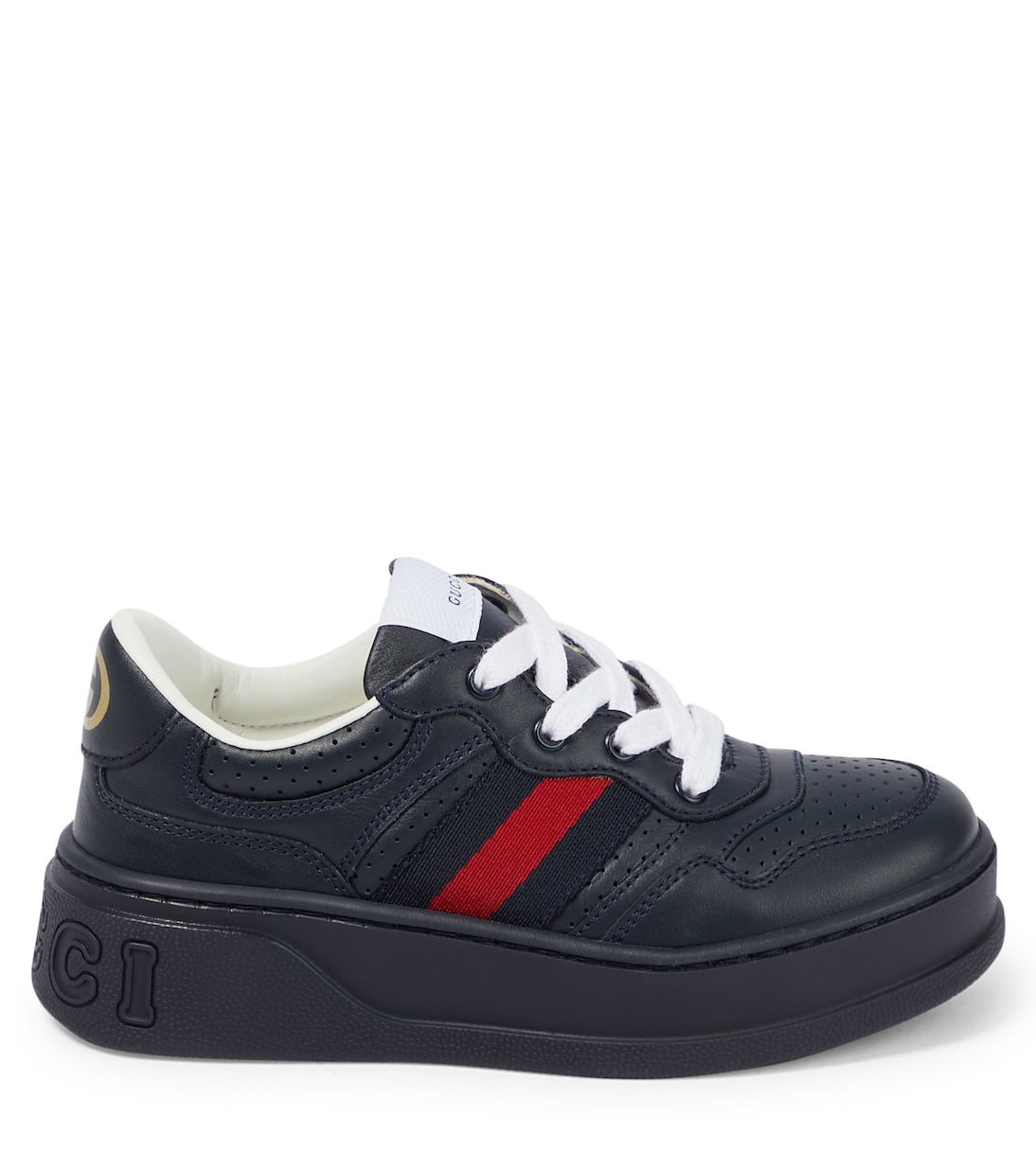 Chunky B leather sneakers | Gucci Kids