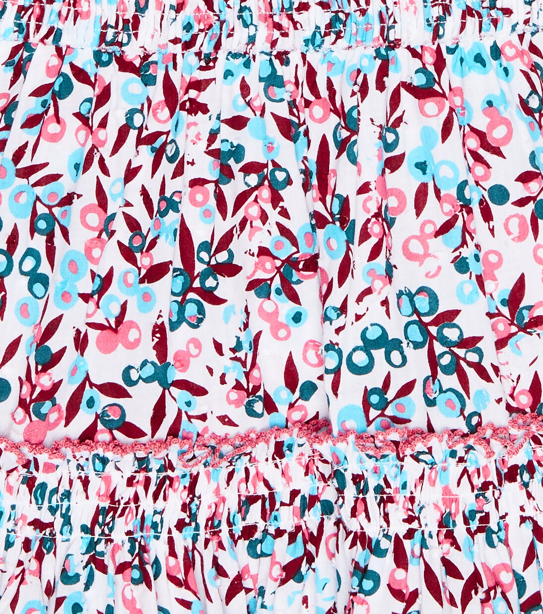 Aurora printed cotton dress | Poupette St Barth Kids