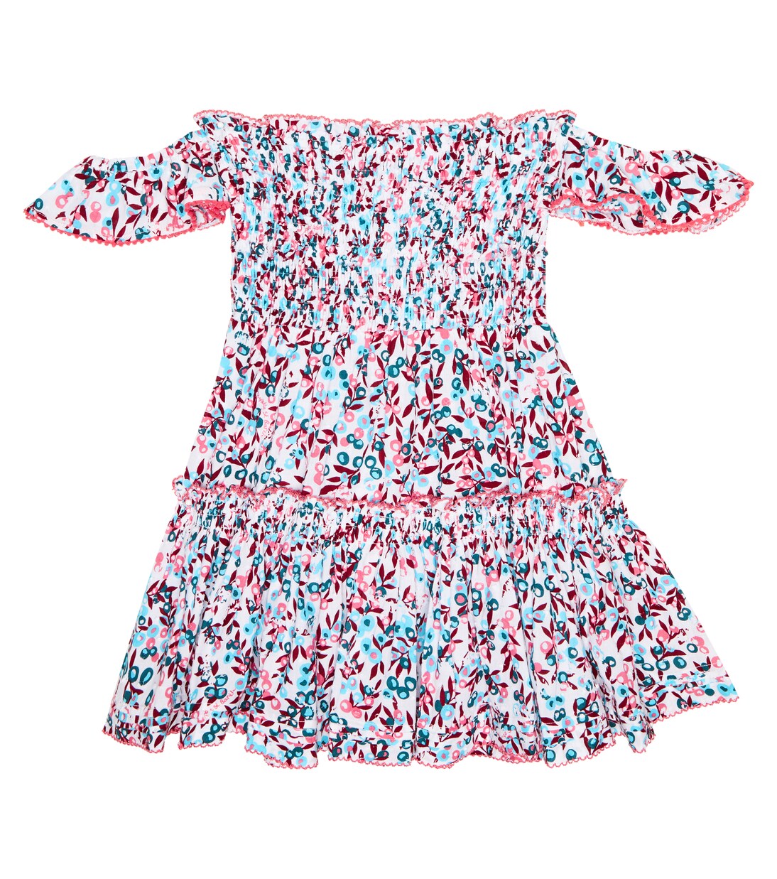 Aurora printed cotton dress | Poupette St Barth Kids