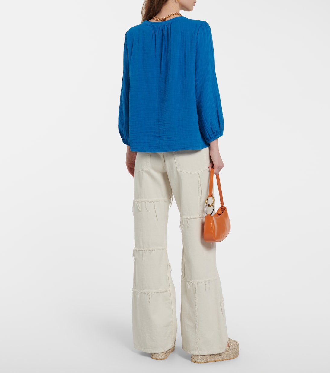 Bluse Maggie aus Baumwoll-Gaze | Velvet