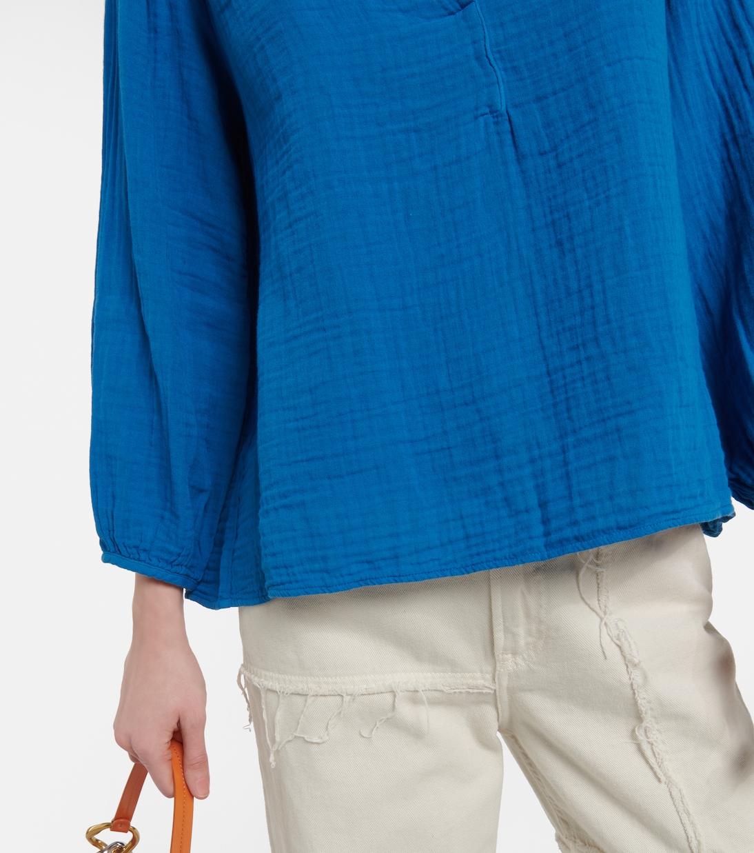 Bluse Maggie aus Baumwoll-Gaze | Velvet