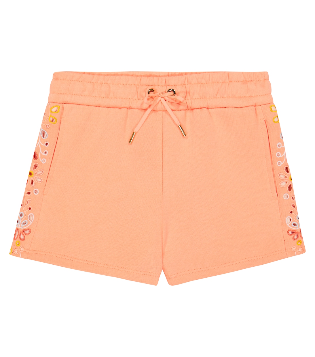 Bestickte Shorts aus Baumwolle | Chloé Kids