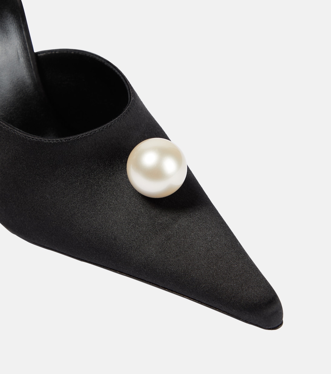 Verzierte Mules aus Satin | Magda Butrym