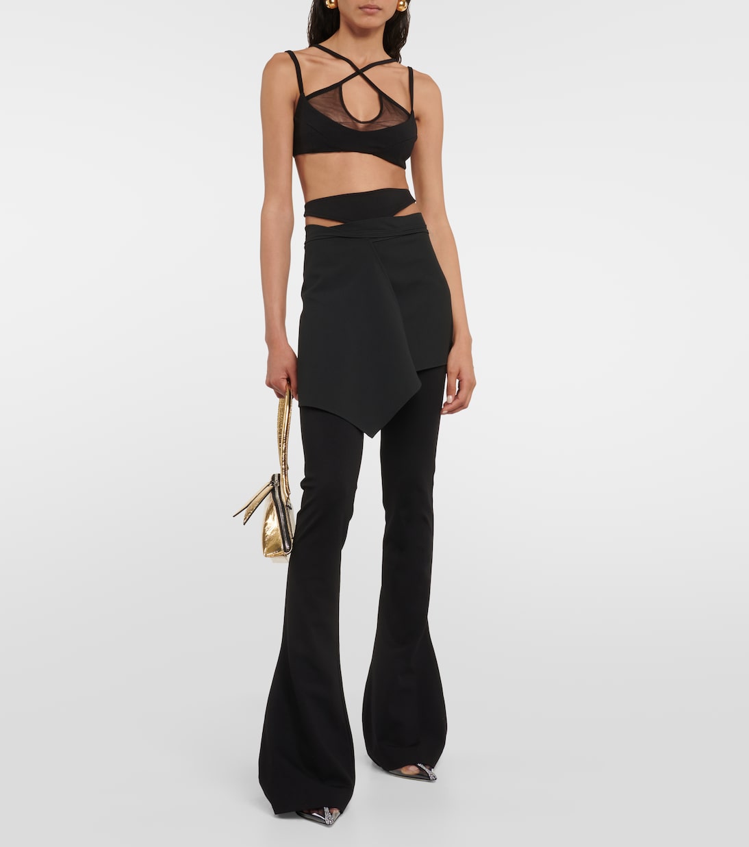 Crossed straps bra | The Attico