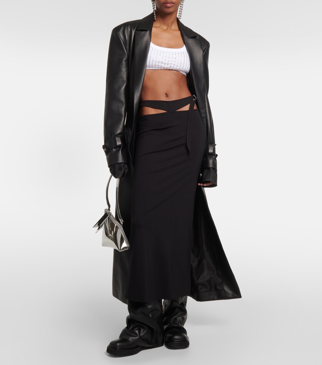 Cutout midi skirt | The Attico