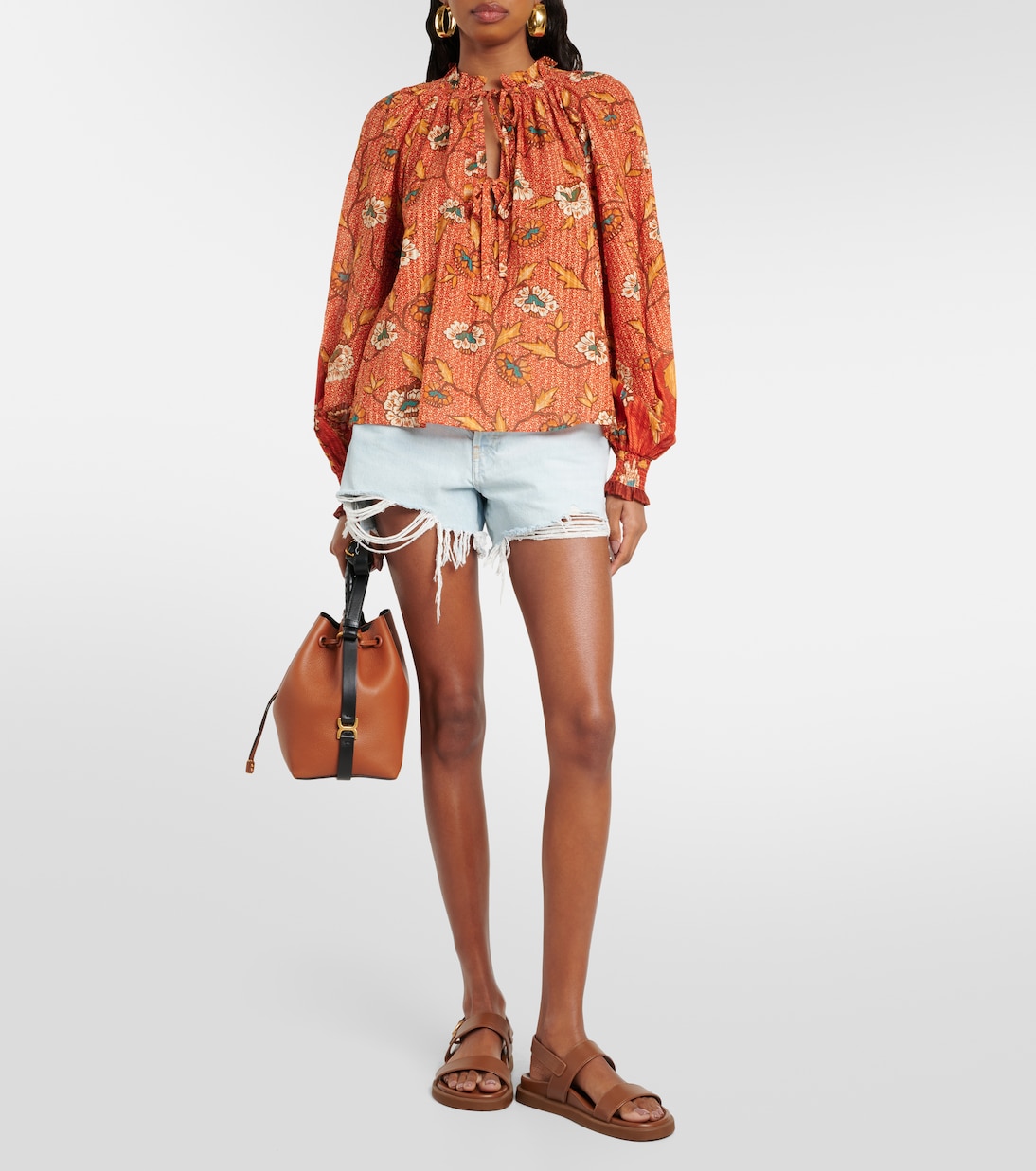 Blusa Kaitlyn de mezcla de algodón | Ulla Johnson