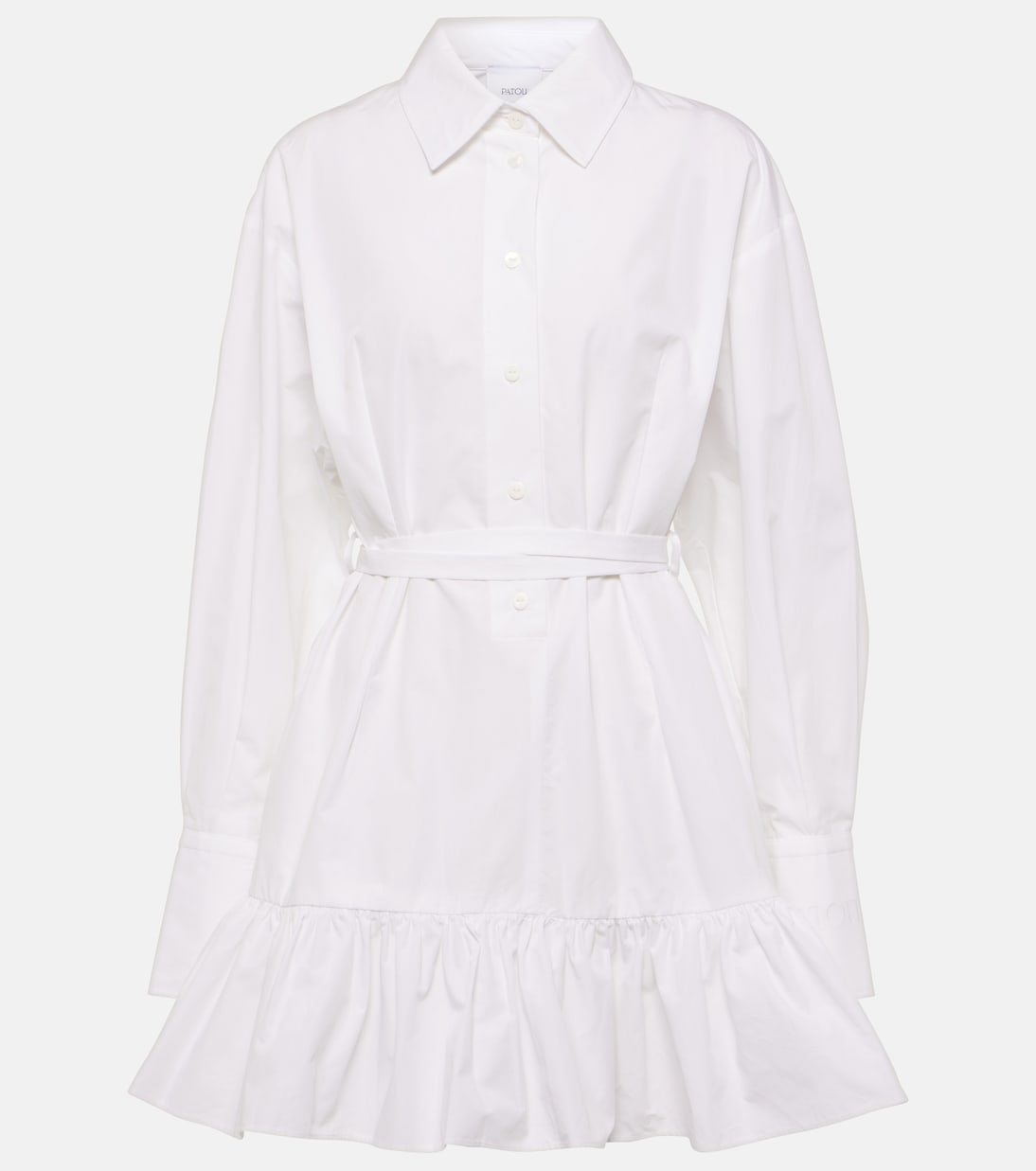 Robe chemise en coton | Patou