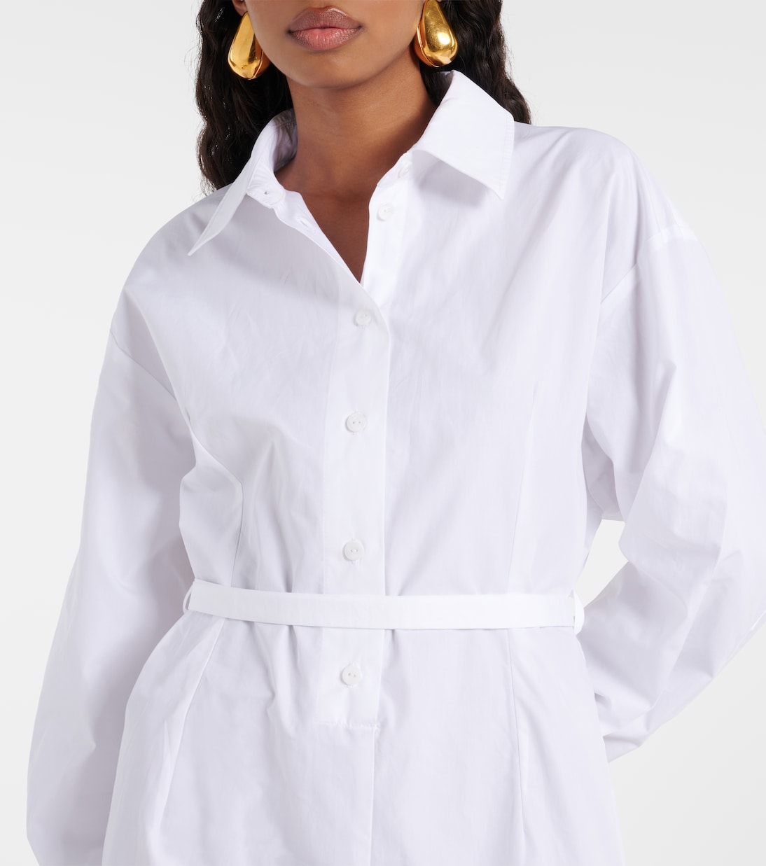 Robe chemise en coton | Patou