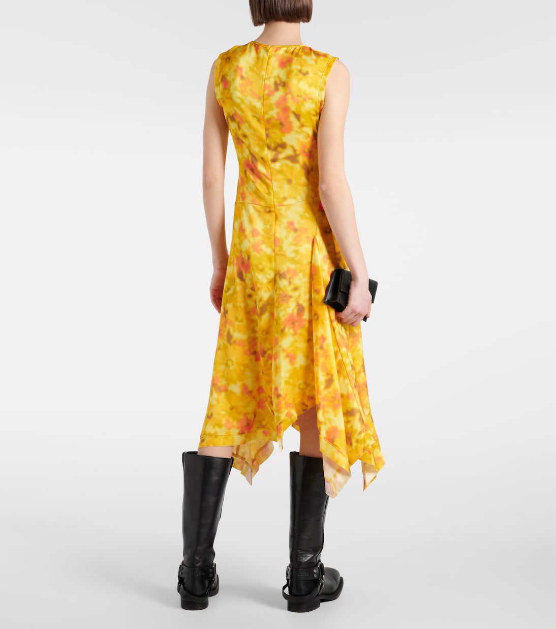 Robe midi à fleurs | Acne Studios