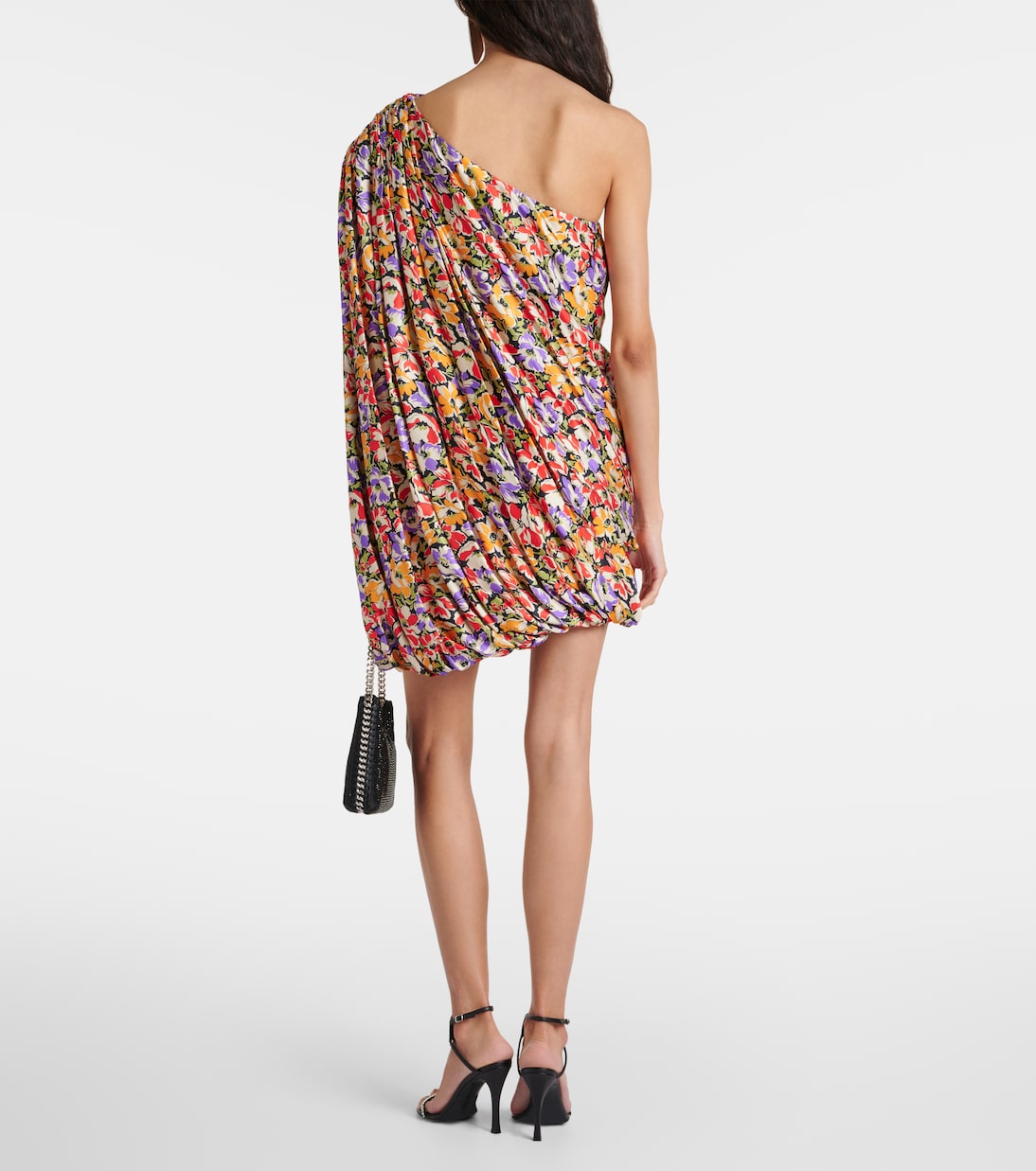 Robe asymétrique à fleurs | Stella McCartney