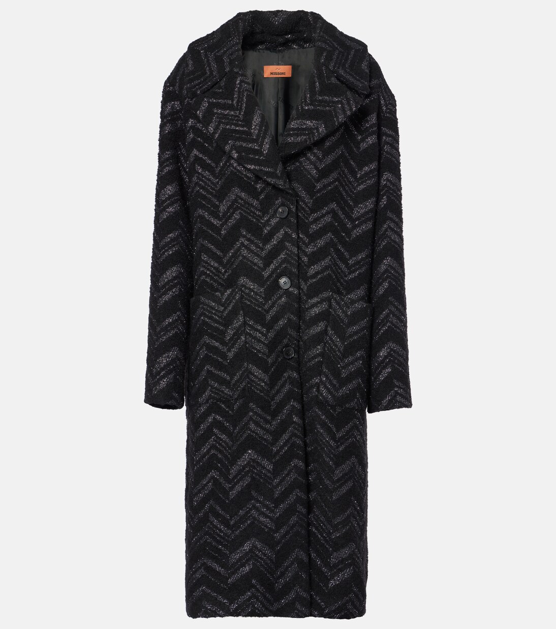 Zigzag lamé coat | Missoni