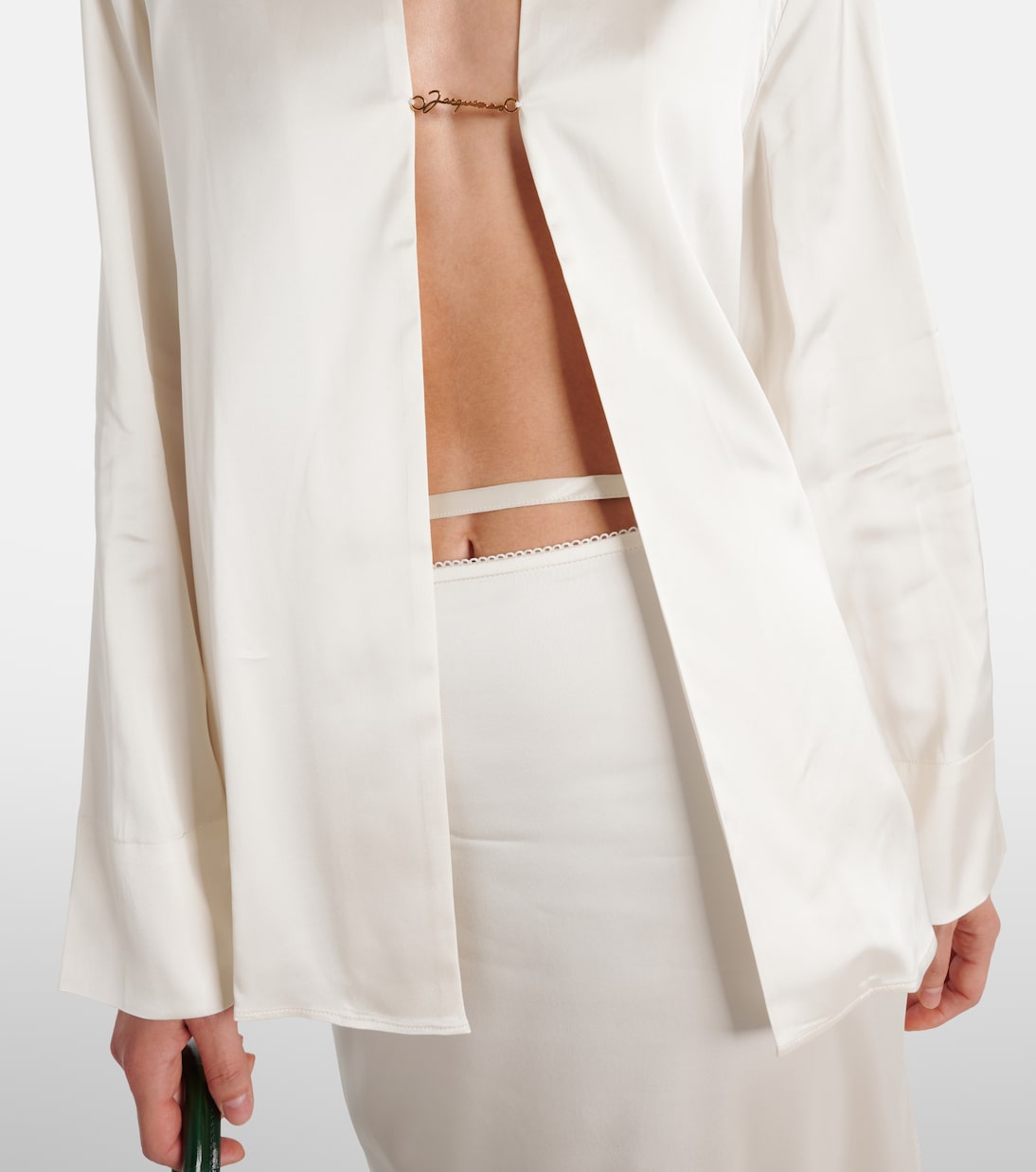La Chemise Notte satin top | Jacquemus