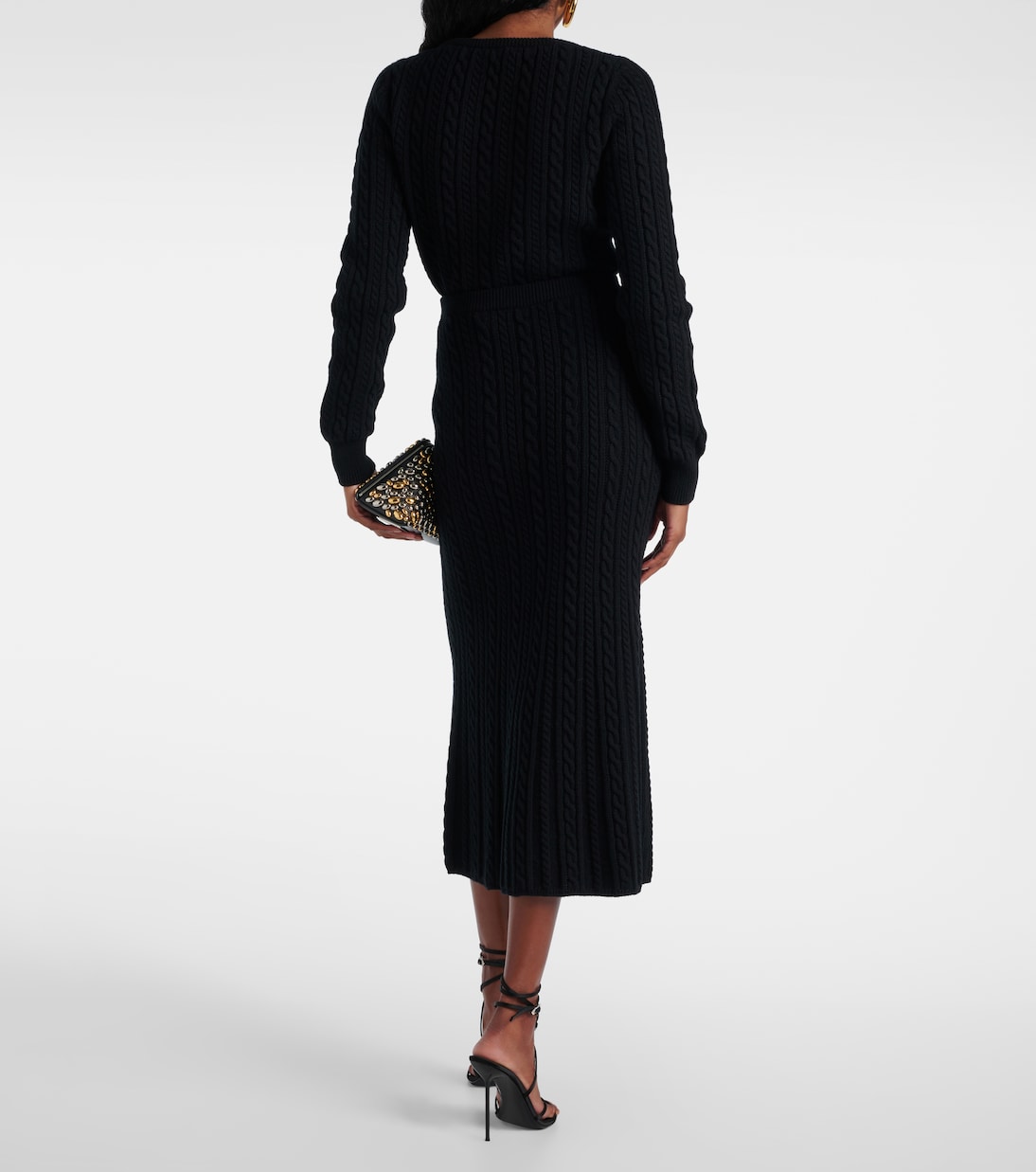 Midirock aus Wolle | Alessandra Rich