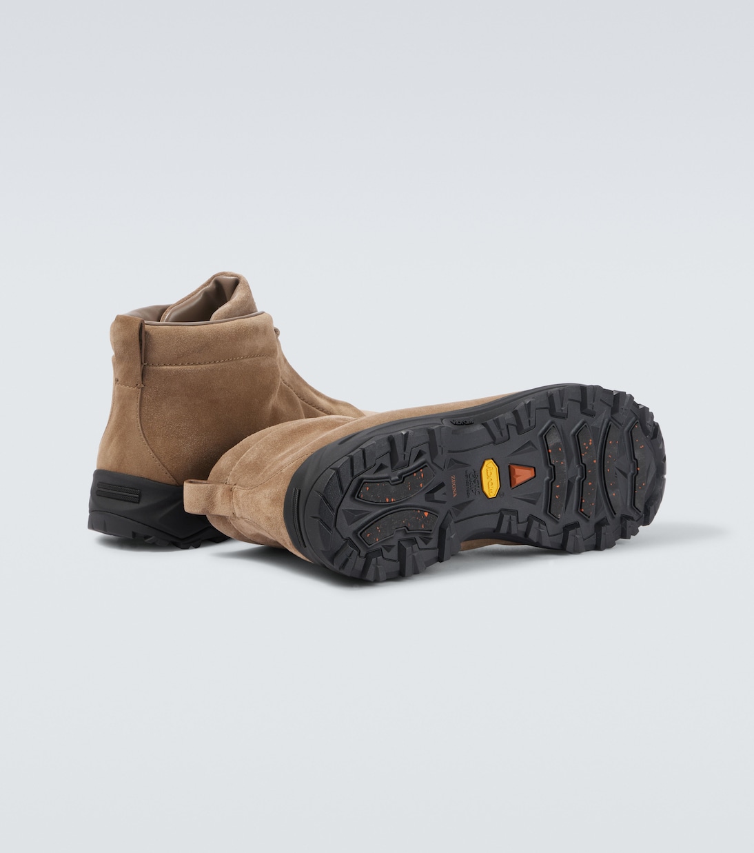 Triple Stitch suede high-top sneakers | Zegna