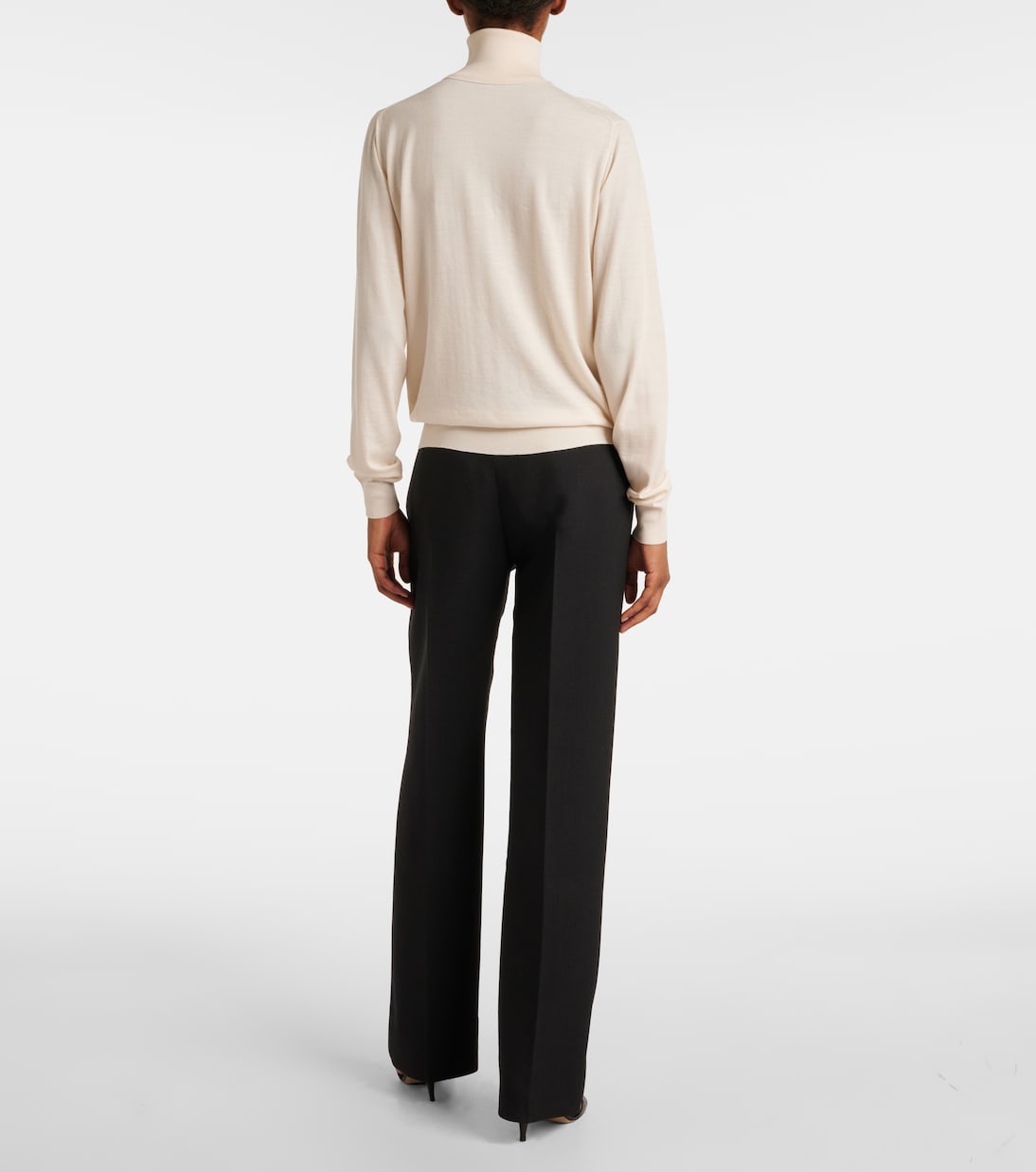 Jersey de cuello alto Heva de lana | The Row