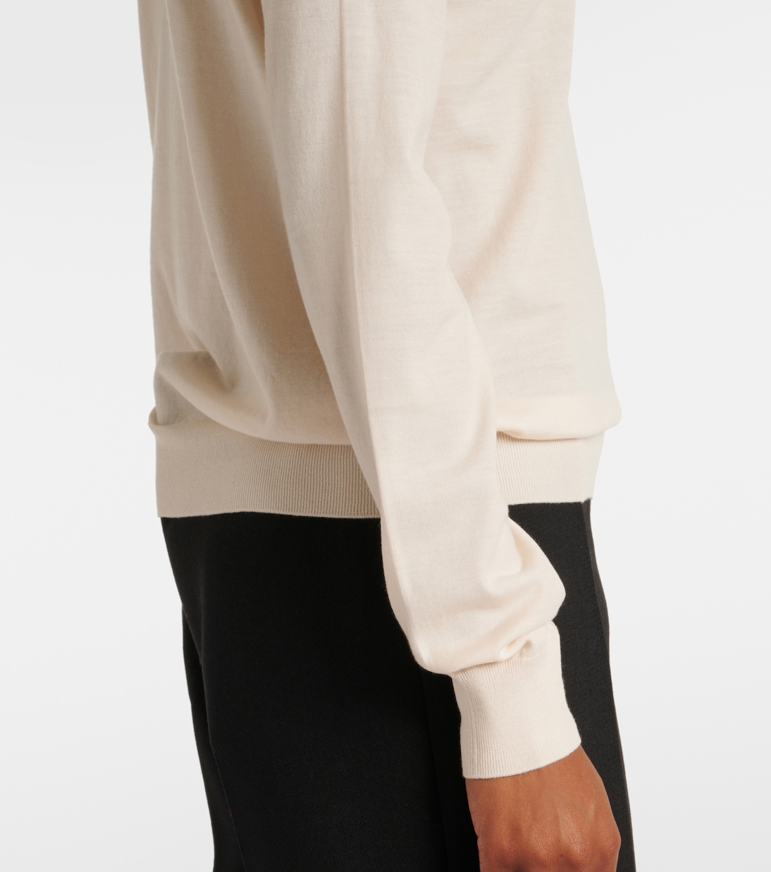 Jersey de cuello alto Heva de lana | The Row