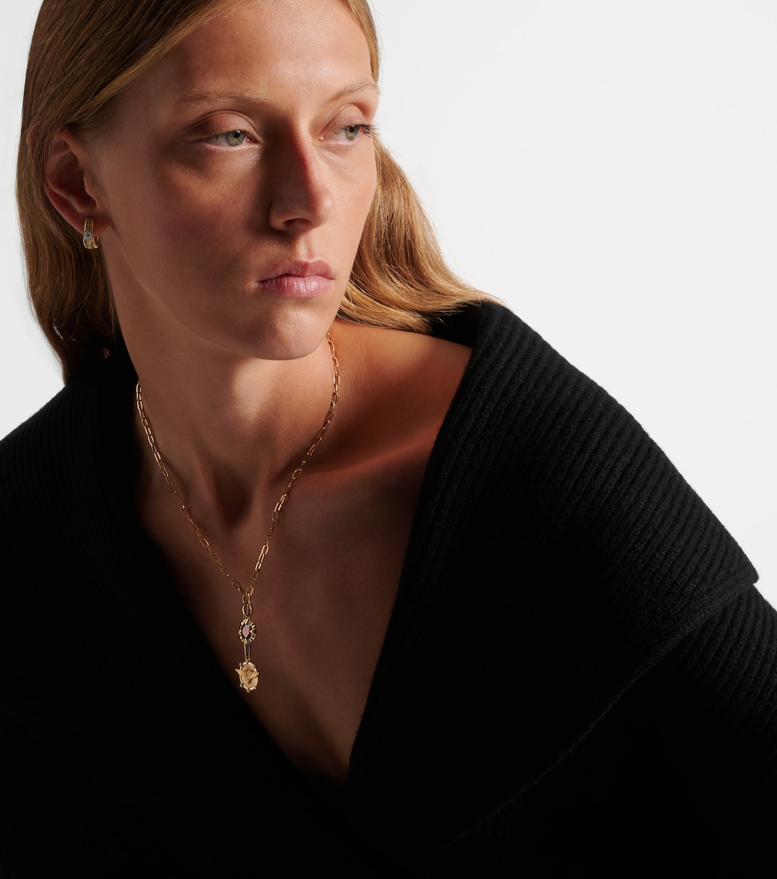 Collier Vivacity & Internal Compass en or 18 ct et diamants | FoundRae