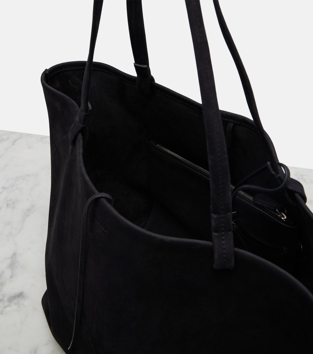 Park Three suede tote bag | The Row