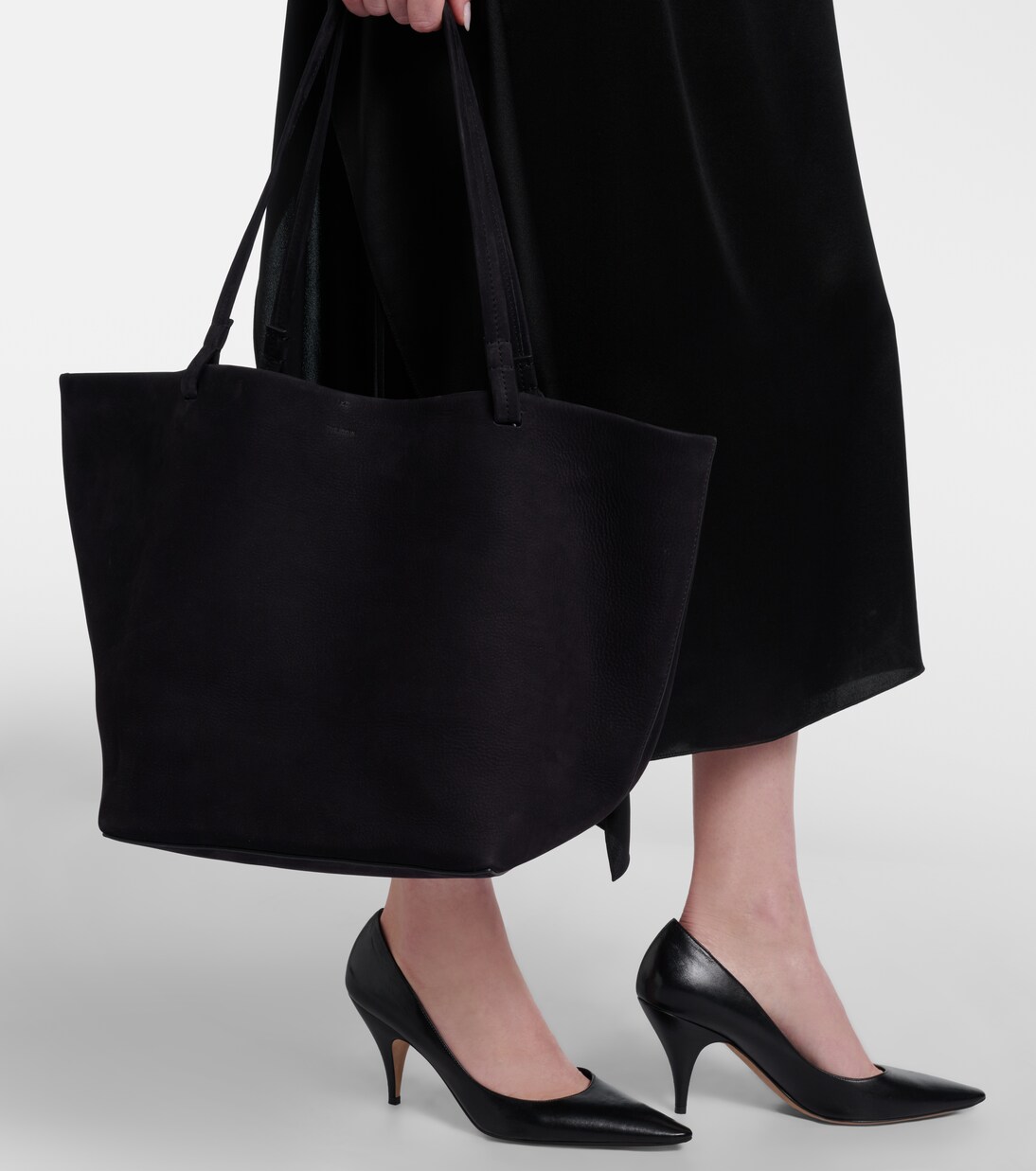 Park Three suede tote bag | The Row