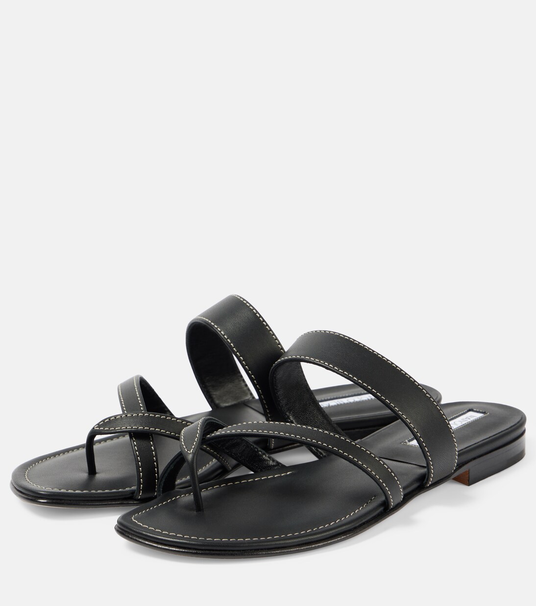 Susacru leather thong sandals | Manolo Blahnik