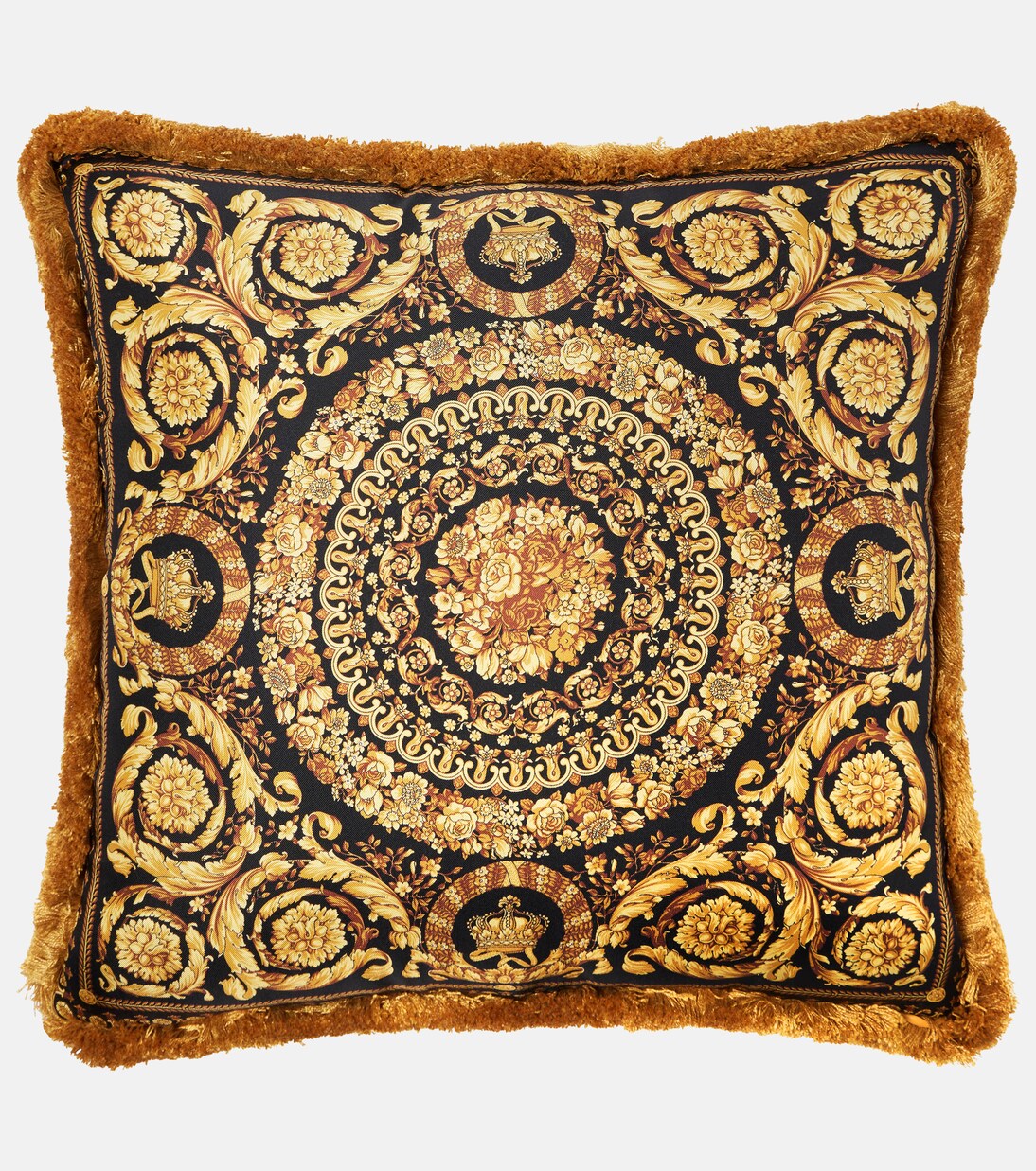 Barocco silk cushion  | Versace Home