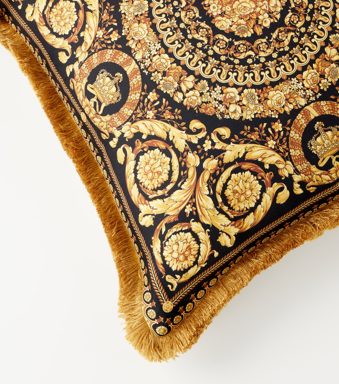 Barocco silk cushion  | Versace Home