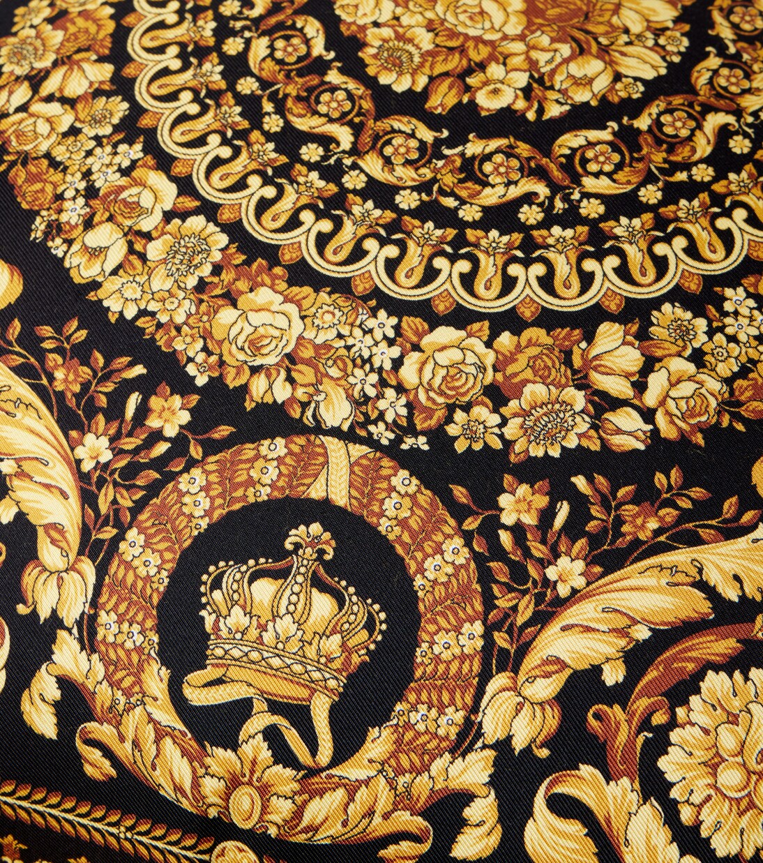 Barocco silk cushion  | Versace Home