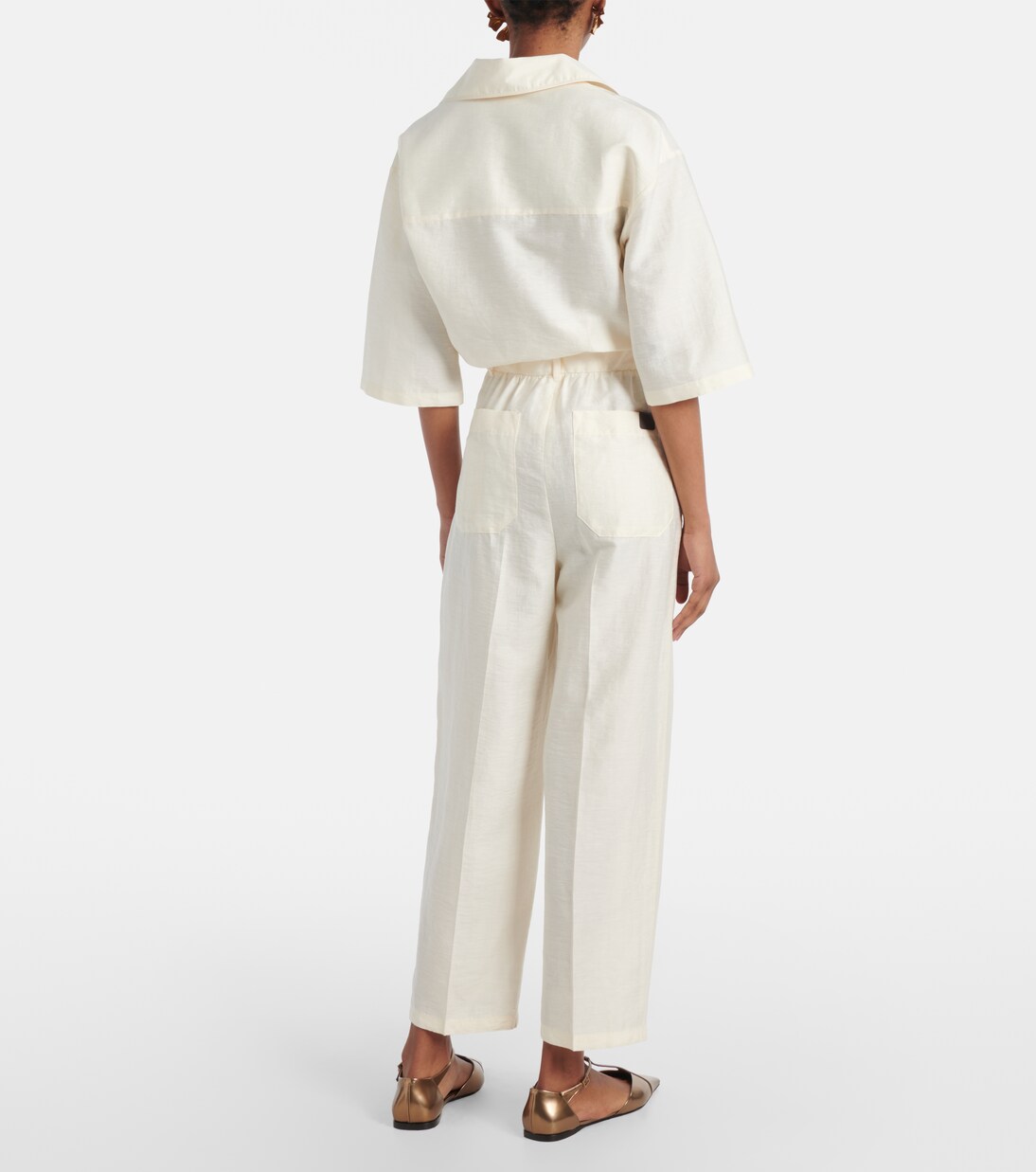 Gerade High-Rise-Hose Efedra | Max Mara