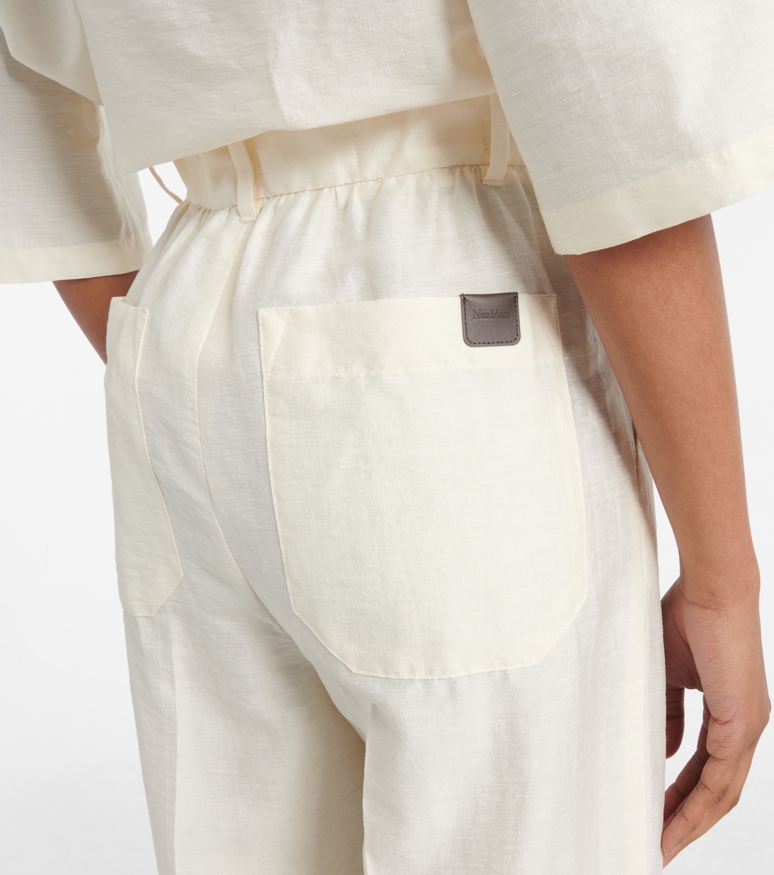 Gerade High-Rise-Hose Efedra | Max Mara