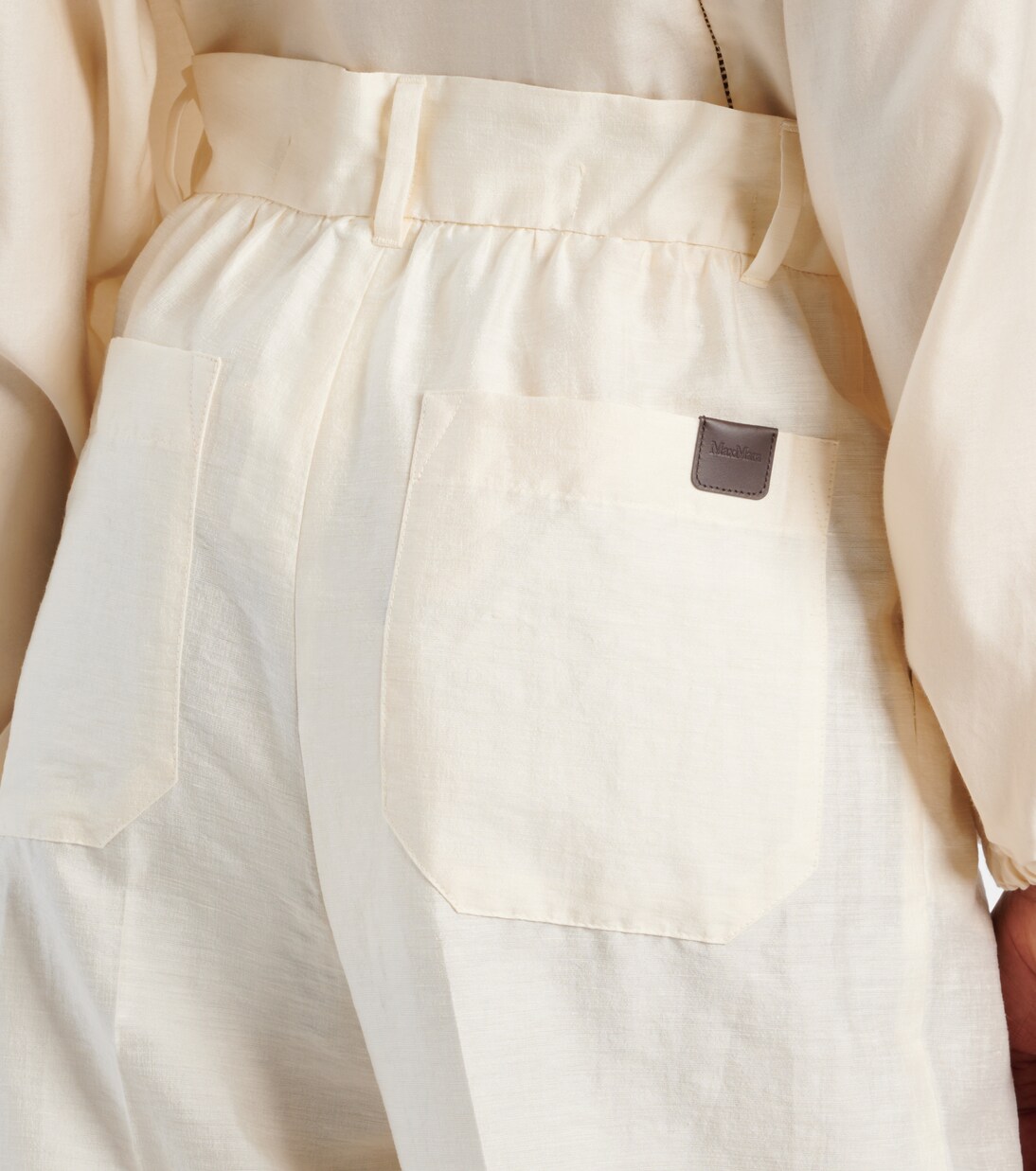 Gerade High-Rise-Hose Efedra | Max Mara