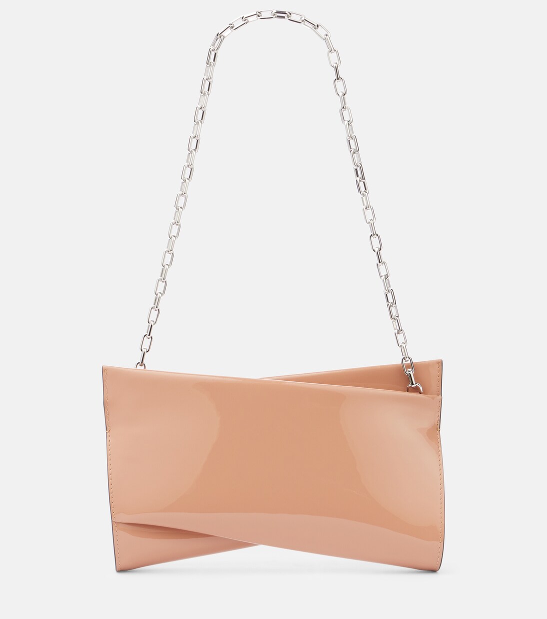Loubitwist Small patent leather clutch | Christian Louboutin
