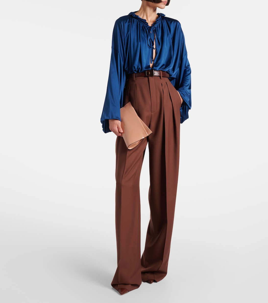 Loubitwist Small patent leather clutch | Christian Louboutin