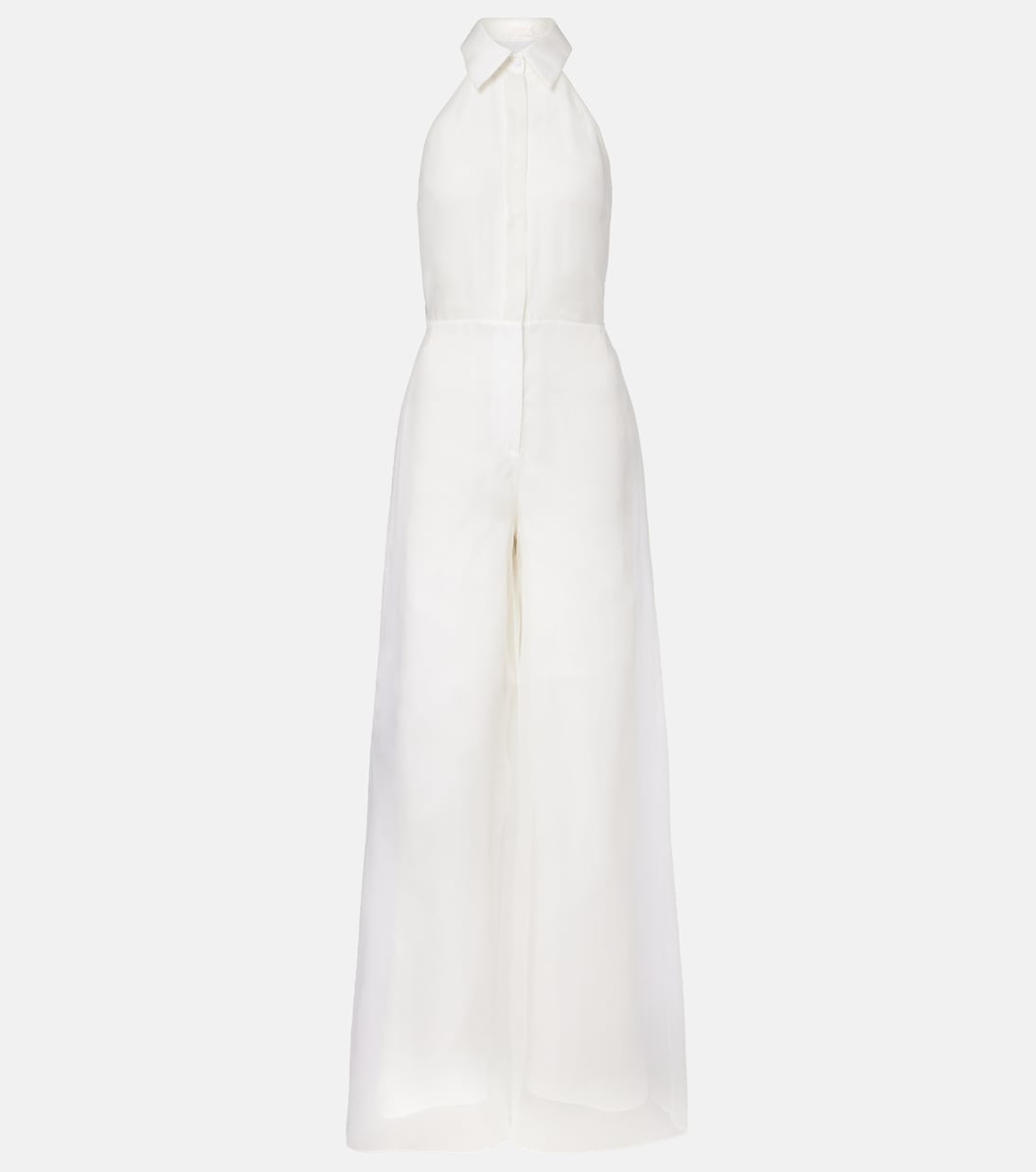 Bridal Tunca semi-sheer silk jumpsuit | Max Mara