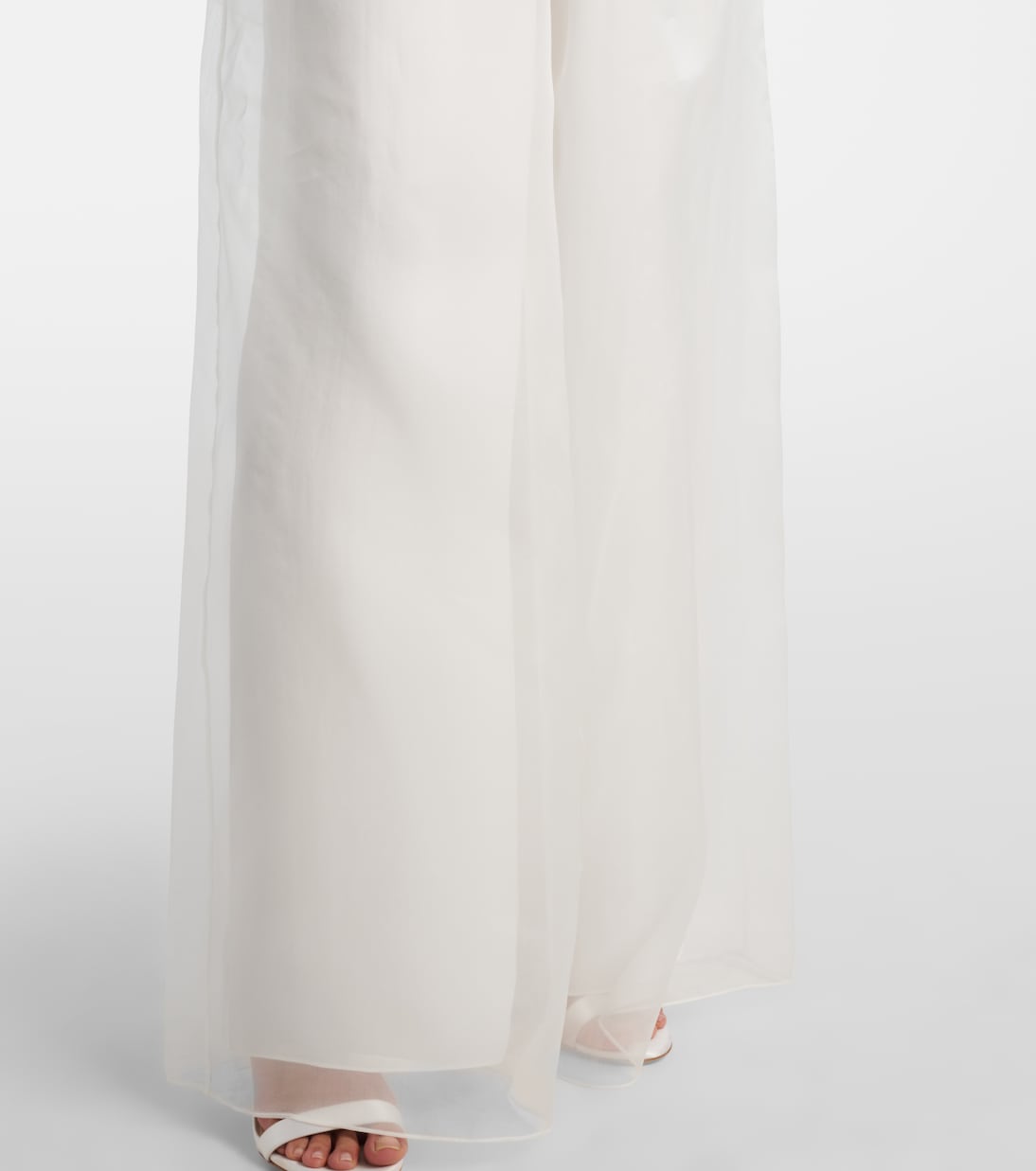 Bridal Tunca semi-sheer silk jumpsuit | Max Mara
