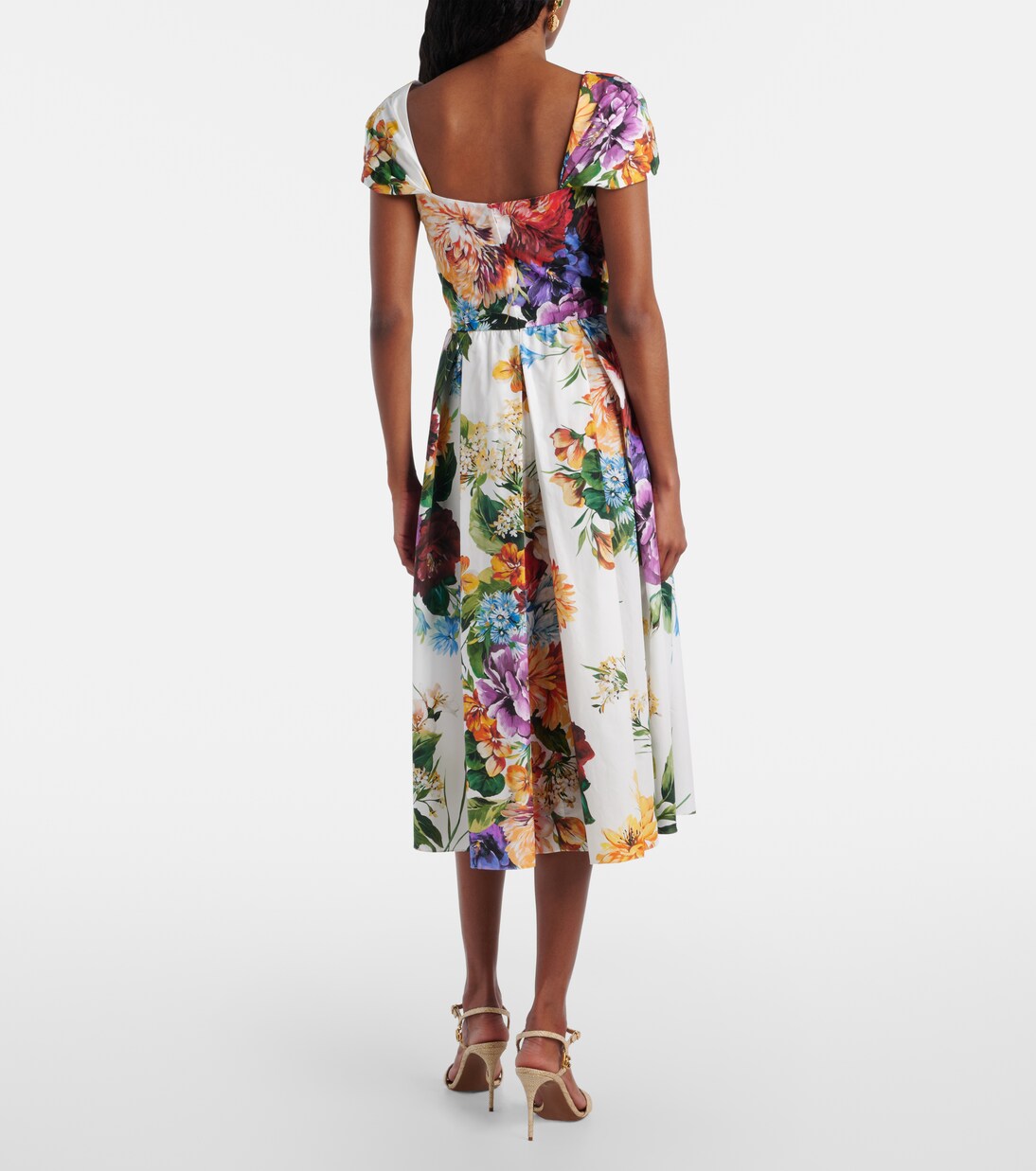 Midikleid aus Baumwolle | Dolce&Gabbana