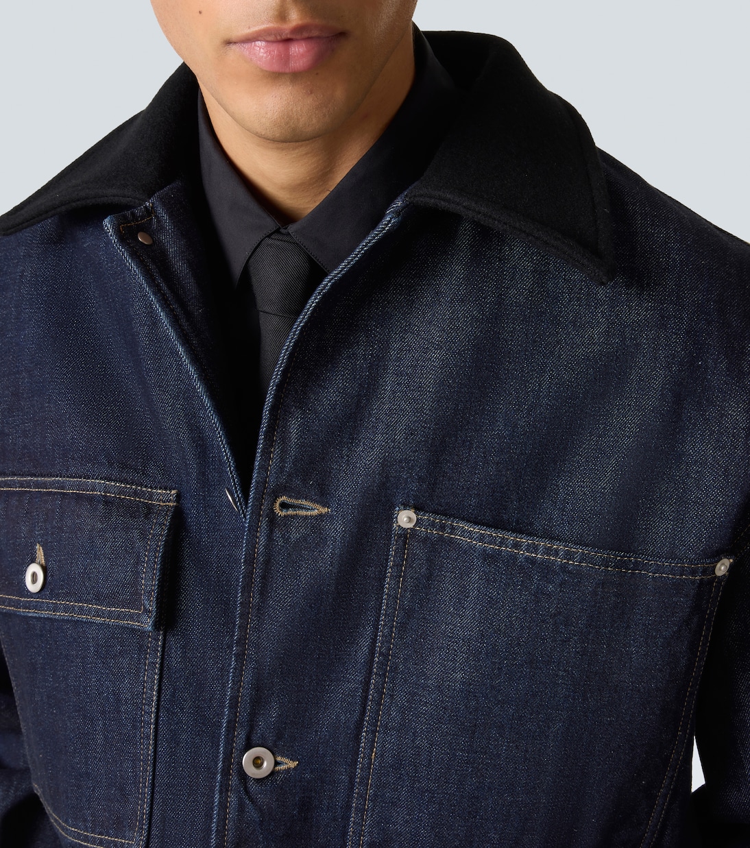Oversized denim jacket | Jil Sander