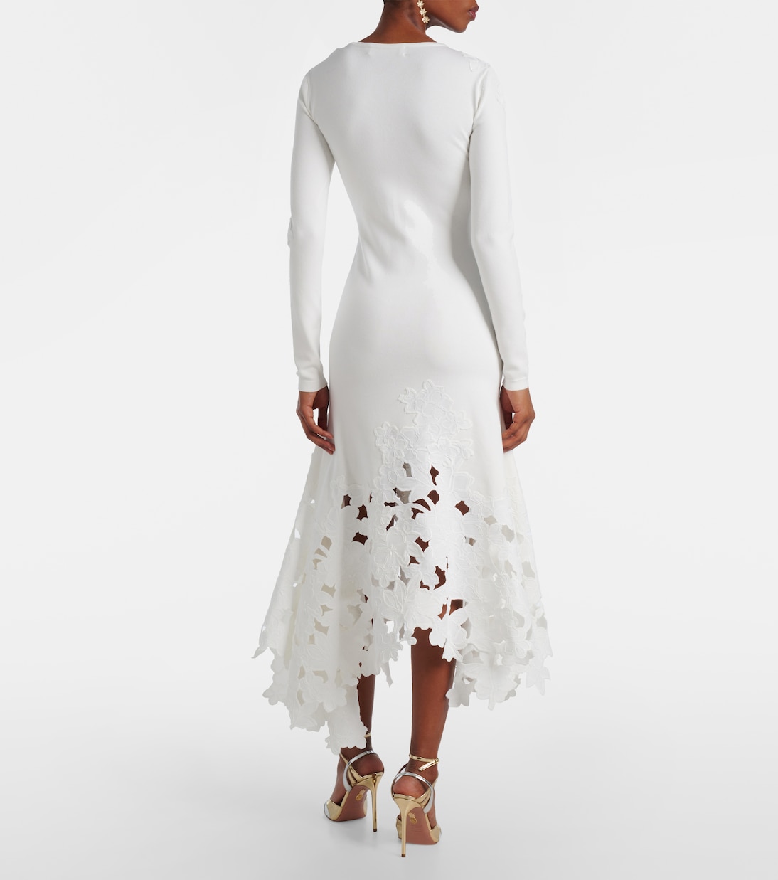 Midikleid mit Spitze | Oscar de la Renta