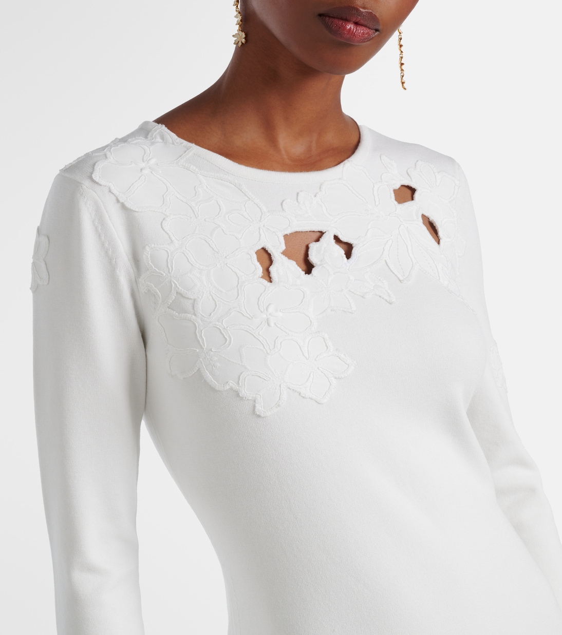 Midikleid mit Spitze | Oscar de la Renta