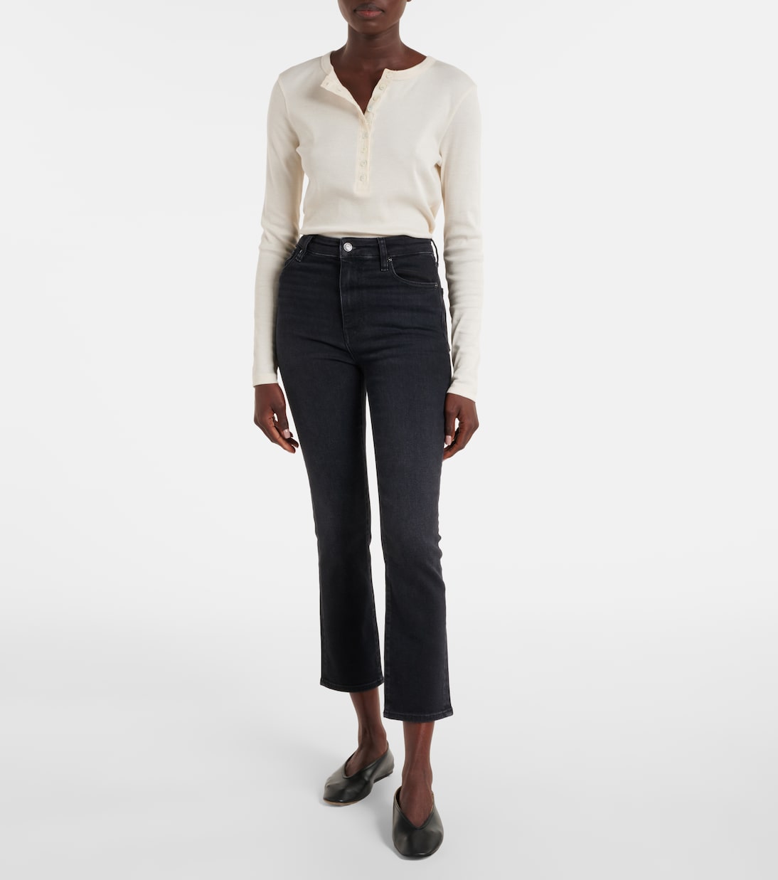 The Pencil Crop slim jeans | Frame