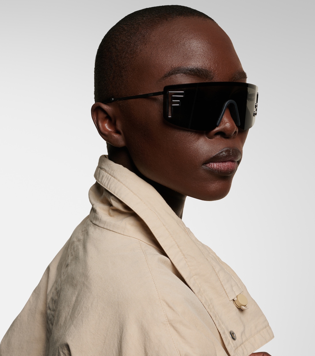 Fendi Sport logo flat-top sunglasses | Fendi
