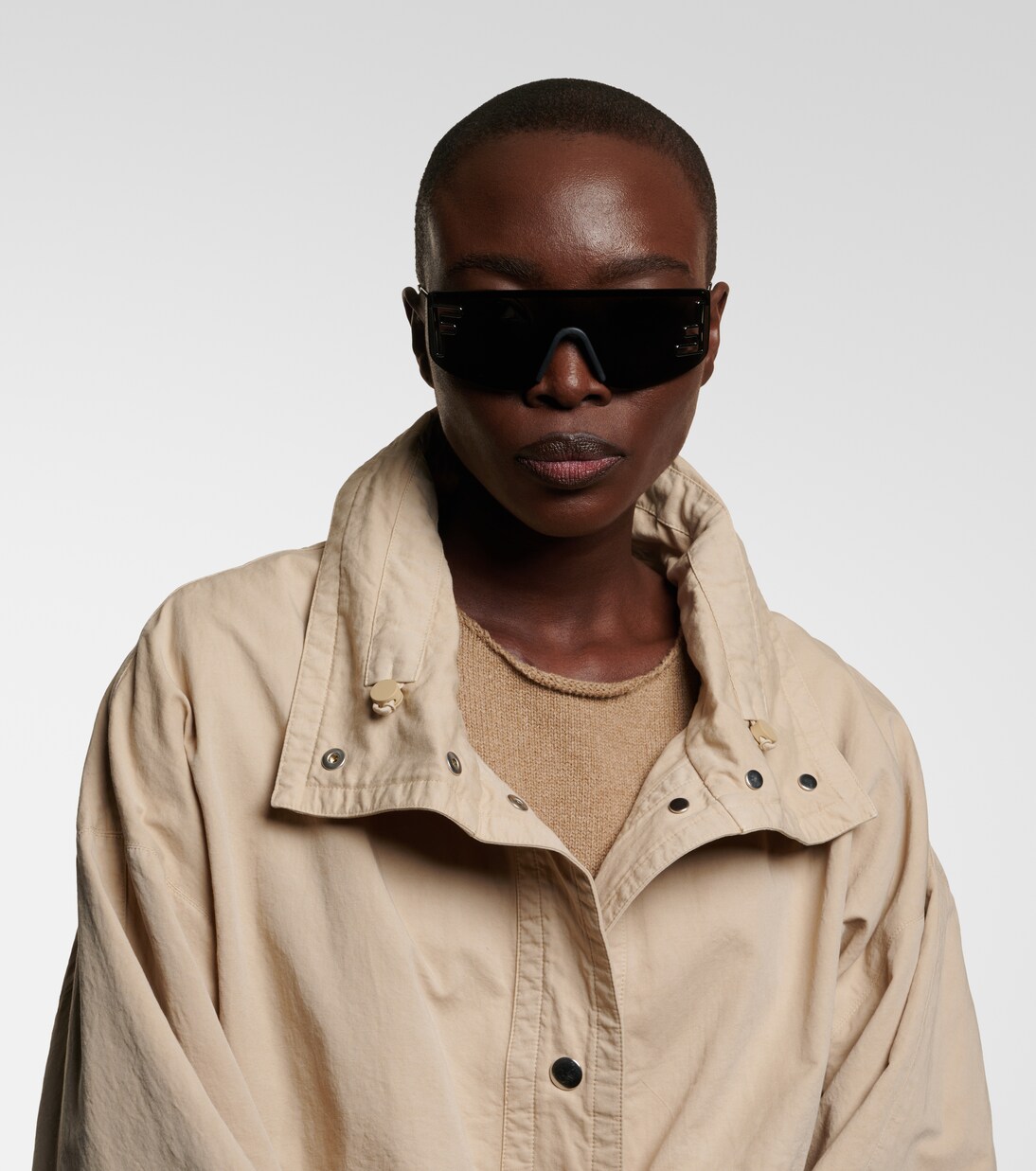 Fendi Sport logo flat-top sunglasses | Fendi