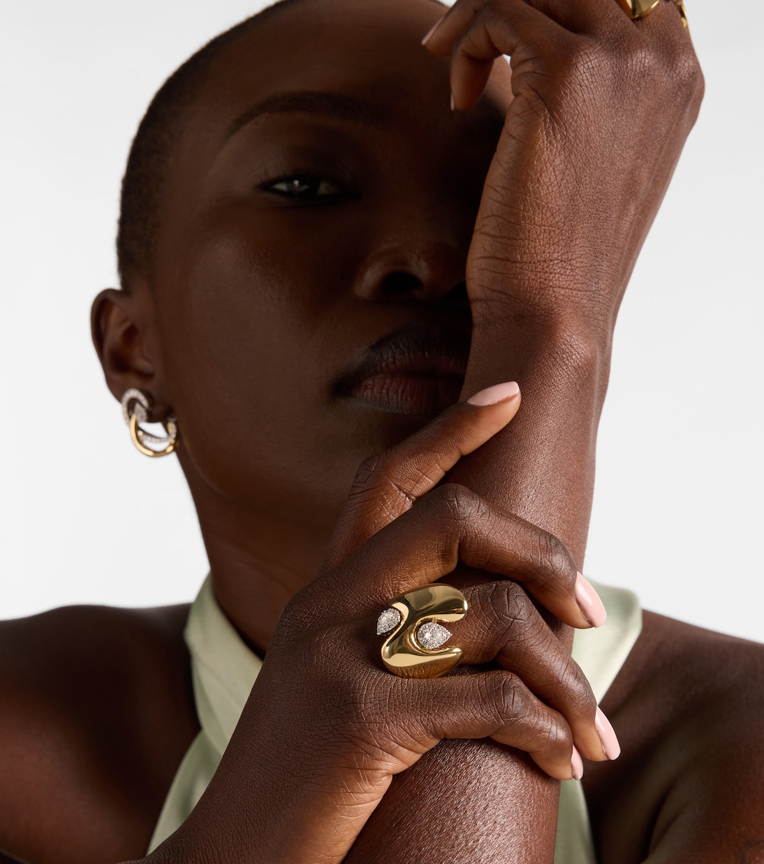 Anello in oro 18kt con diamanti | Yeprem