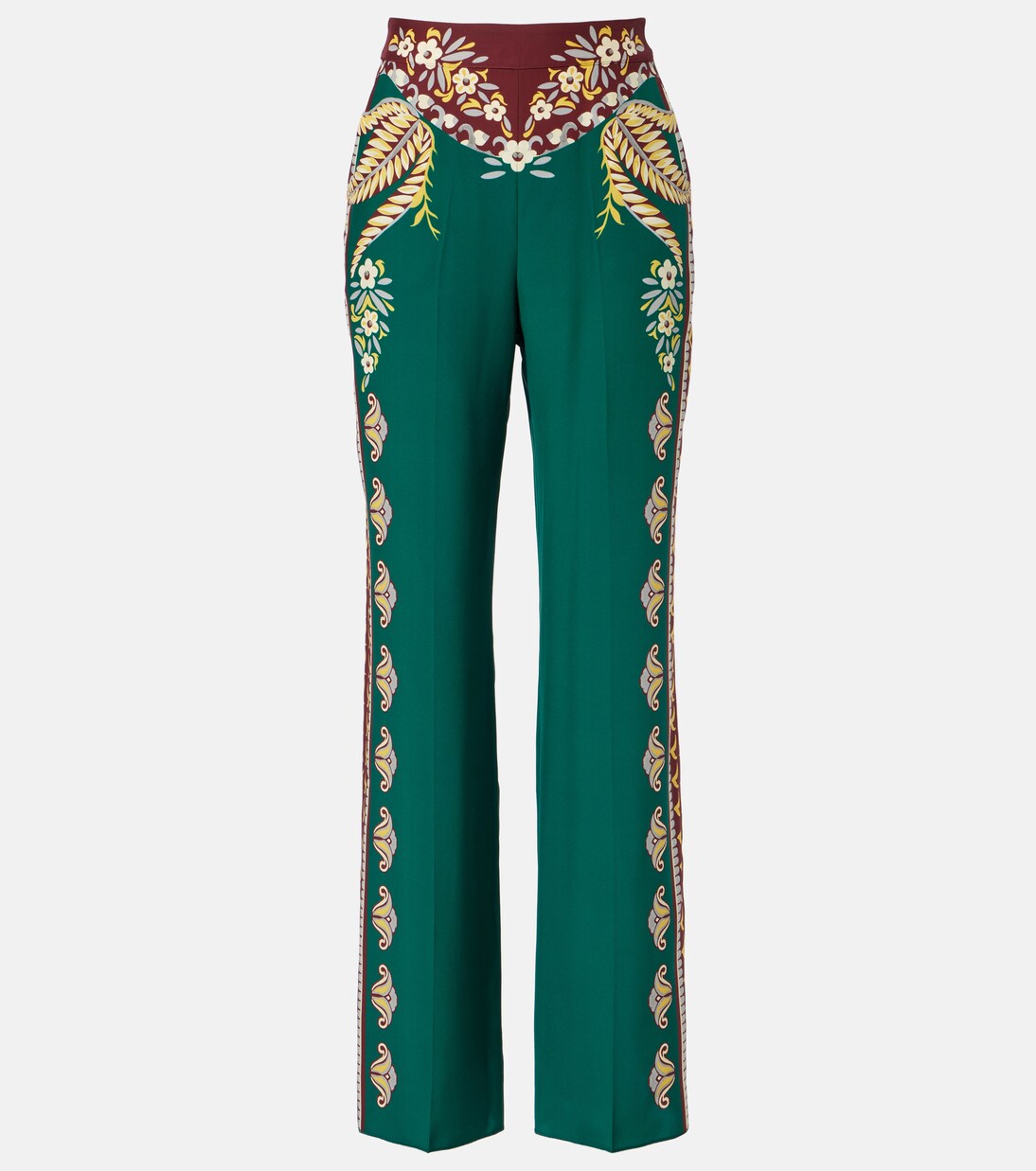 Printed silk wide-leg pants | Etro