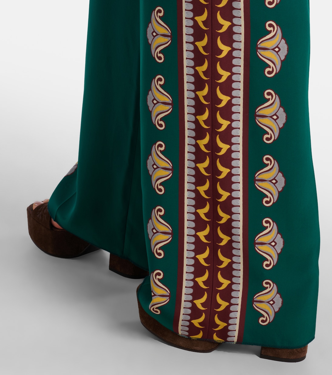 Printed silk wide-leg pants | Etro