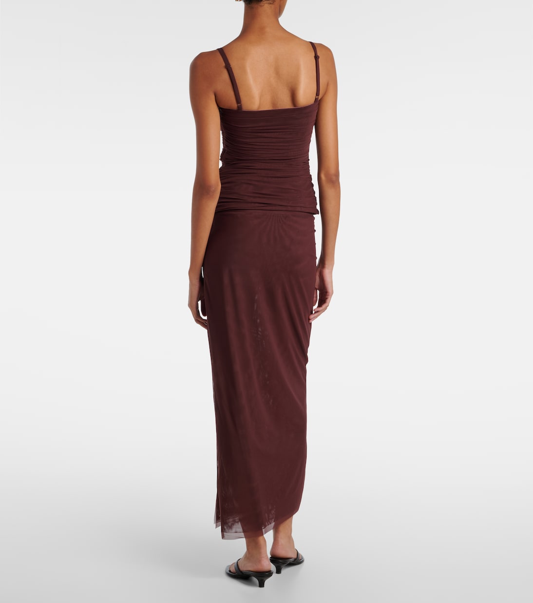 Gathered jersey tank top | SIR