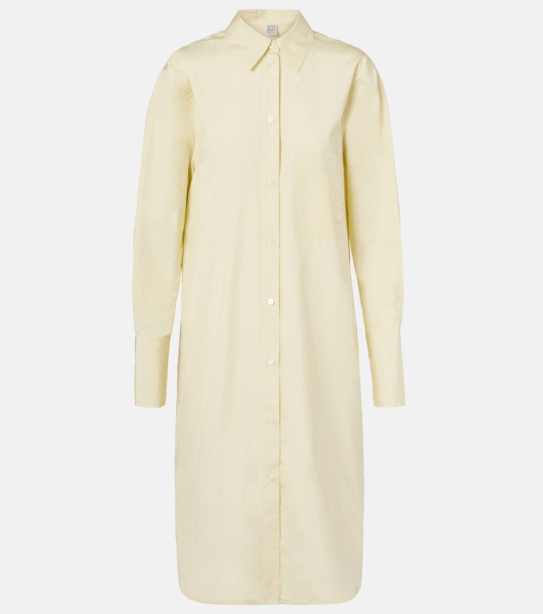 Cotton poplin shirt dress | Toteme