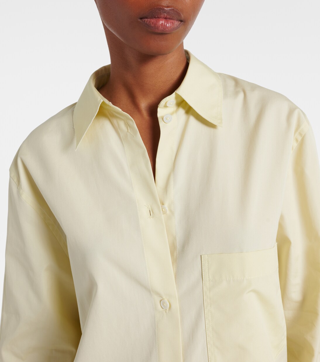 Cotton poplin shirt dress | Toteme